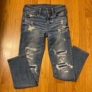 American Eagle jean’s. Mens. Size 28x28. Skinny jeans.